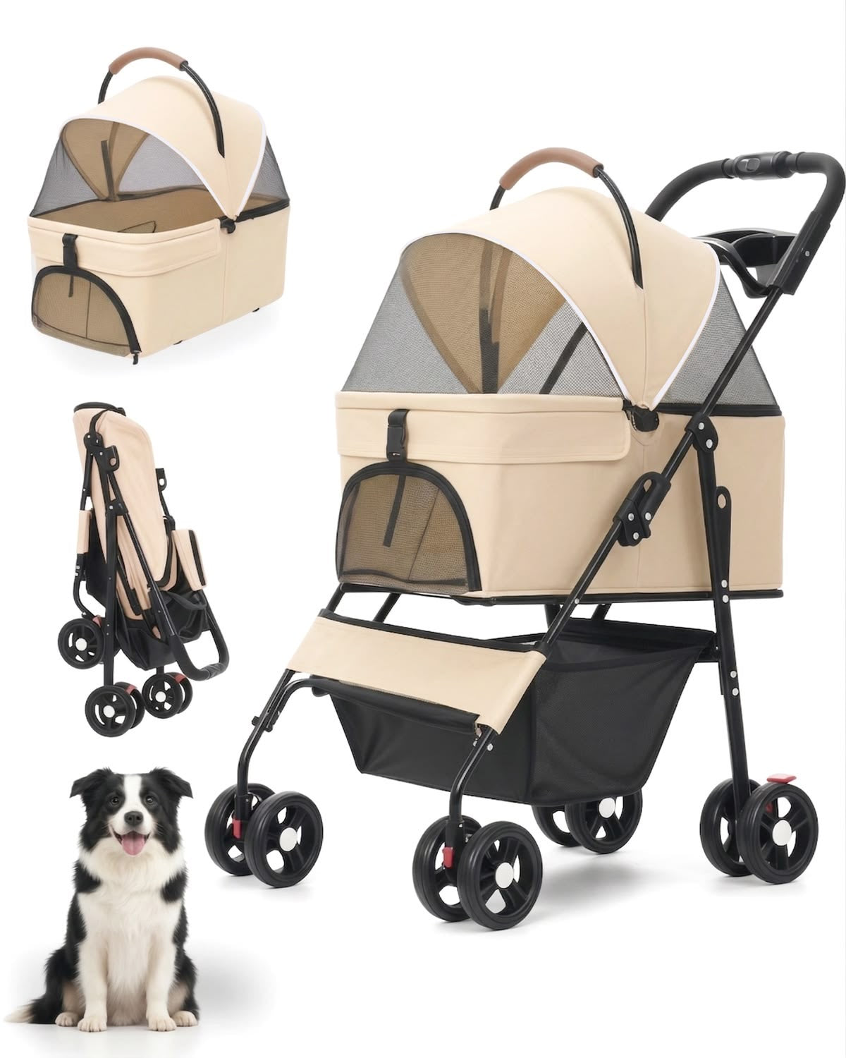 Pet Strollers & Carrier Bags