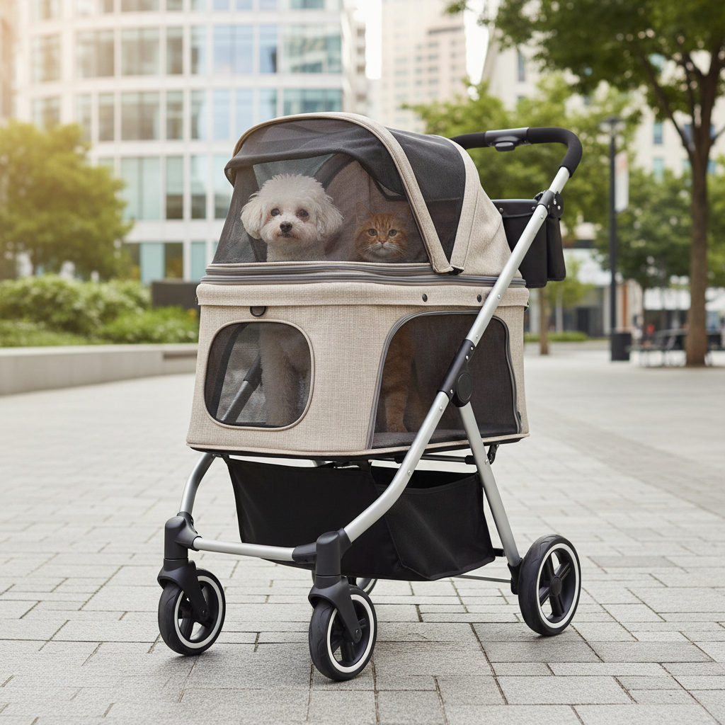 Pet Strollers & Carrier Bags